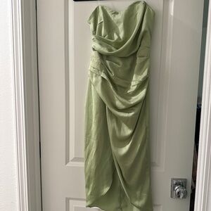 Strapless Midi Dress